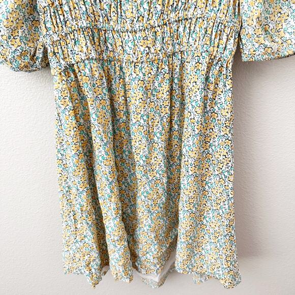 FAITHFULL THE BRAND x REVOLVE | Sylvie Dress Sabinosa Floral Yellow | Size 6 - Picture 7 of 9